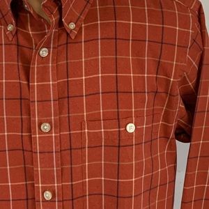 90'S ORVIS Long Sleeve Light Nell Check Shirt Men's XXL Vintage cotton Beige type Vintage Second Hand